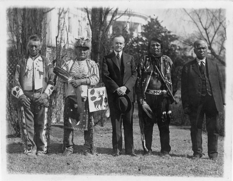 Calvin Coolidge and Osage